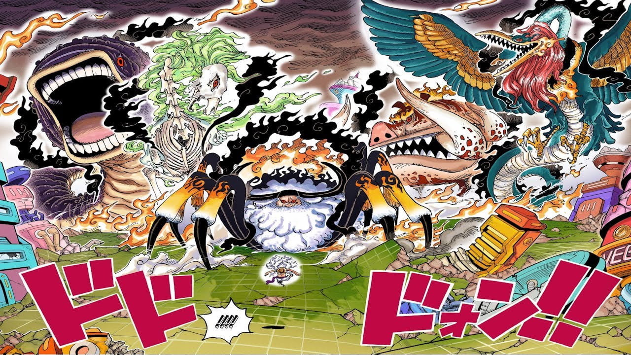 A Celestial Clash: One Piece Chapter 1110 Revealed