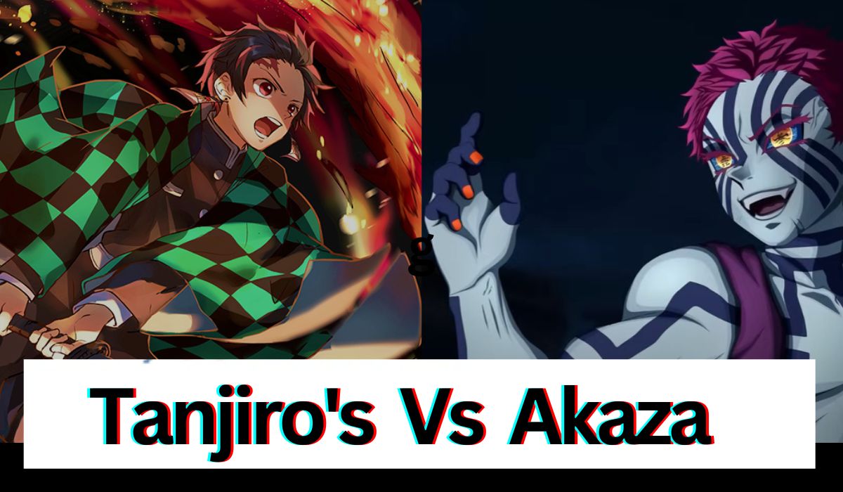 Tanjiro's Vs Akaza (Tanjiro's Epic Battle Against Upper Moon 3 Akaza Showdown )